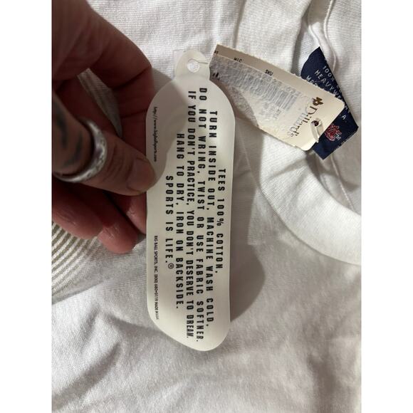 Vtg Big Ball Sports “Girls Dominate” Graphic T-Shirt White Made in USA L NWT - Picture 6 of 13